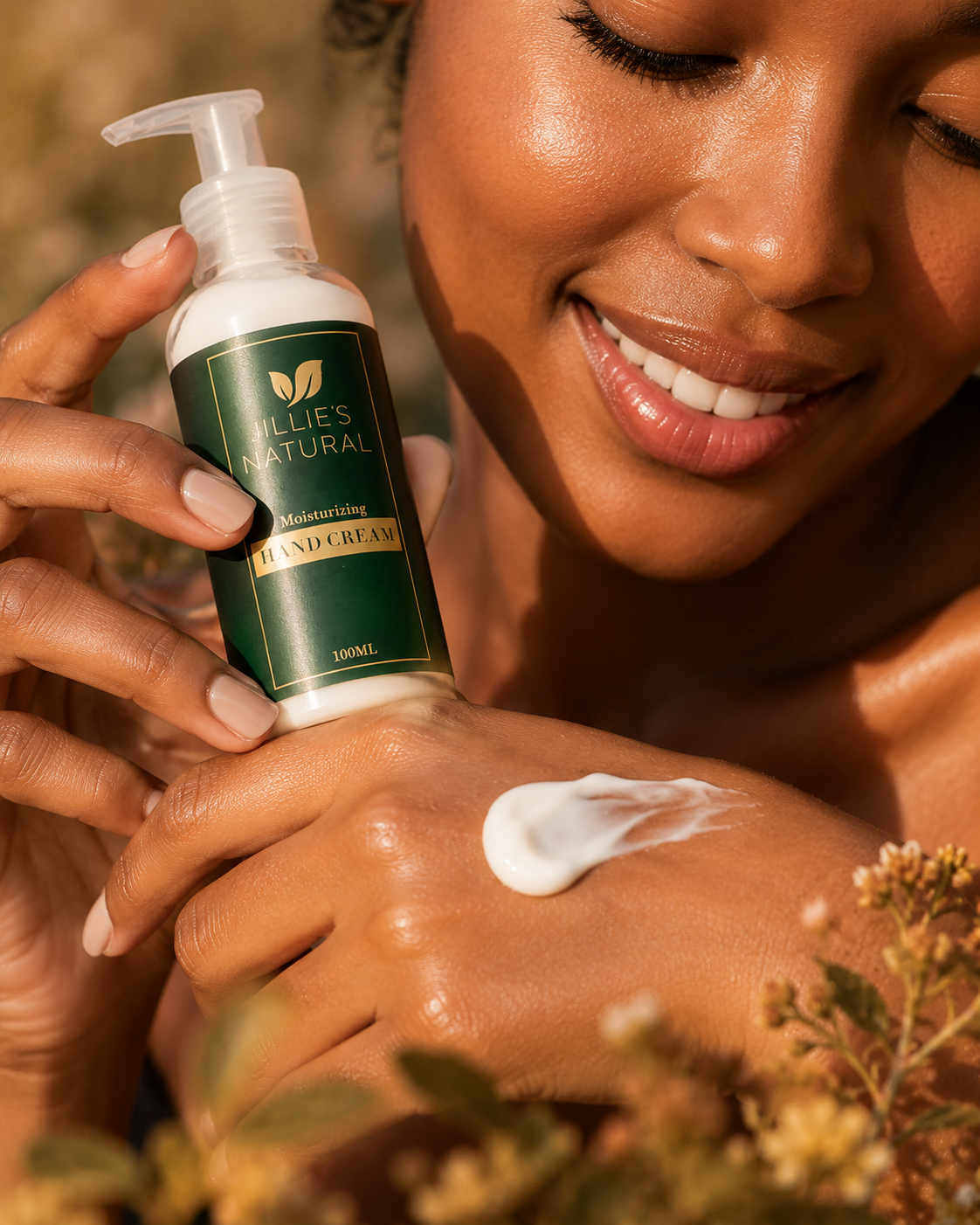 JILLIE'S NATURAL Moisturising Hand Cream (Berry) | Deep Hydration for Dry Hands - Image 4