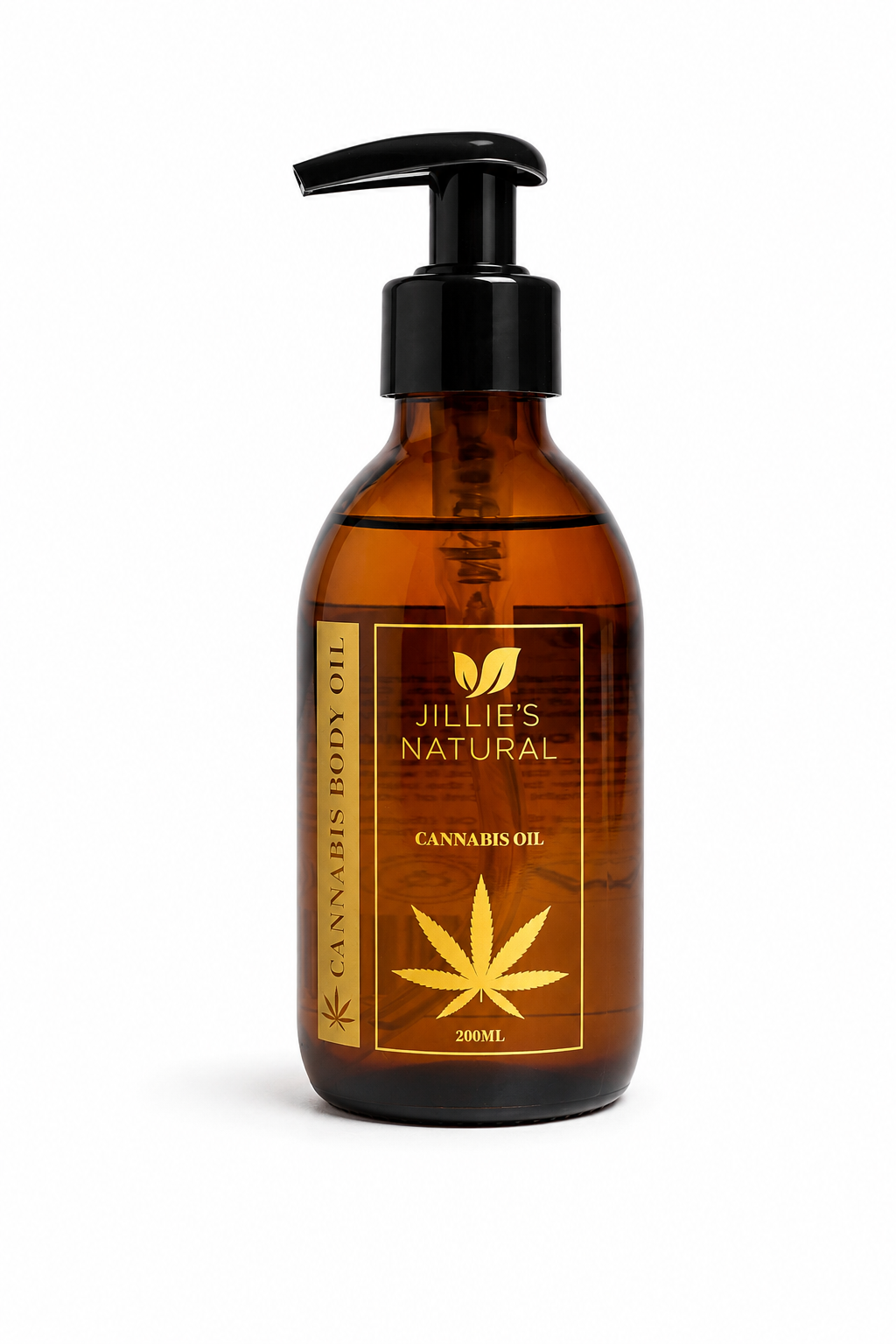 JILLIE'S NATURAL CANNABIS BODY OIL 2OO ML - Image 4