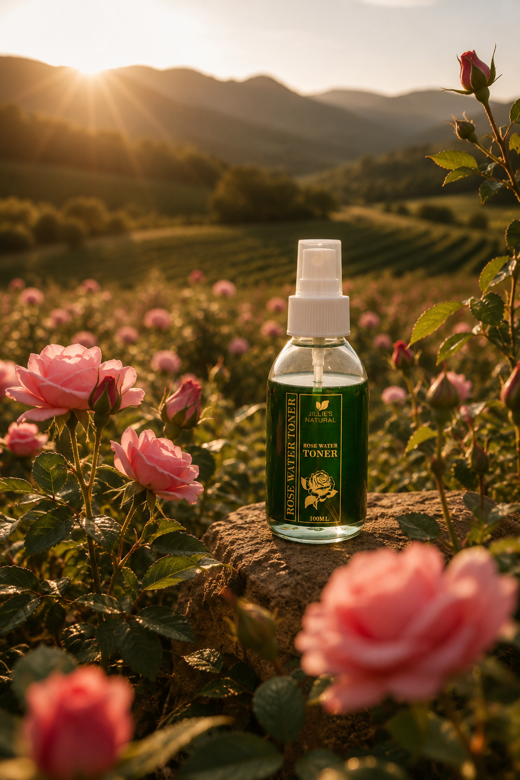 JILLIE'S NATURAL ROSE WATER TONER