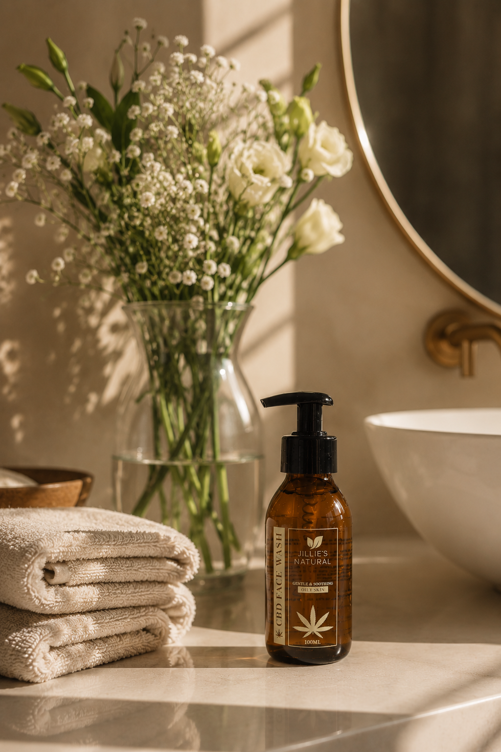 JILLIE'S NATURAL CBD FACE WASH OILY SKIN TYPE - Image 6