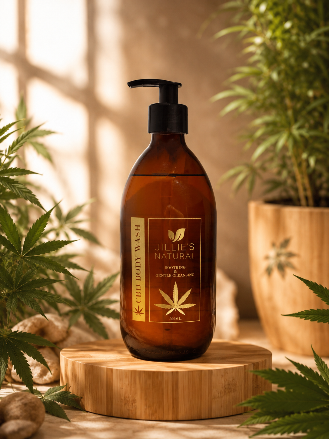 JILLIE'S NATURAL CBD BODY WASH