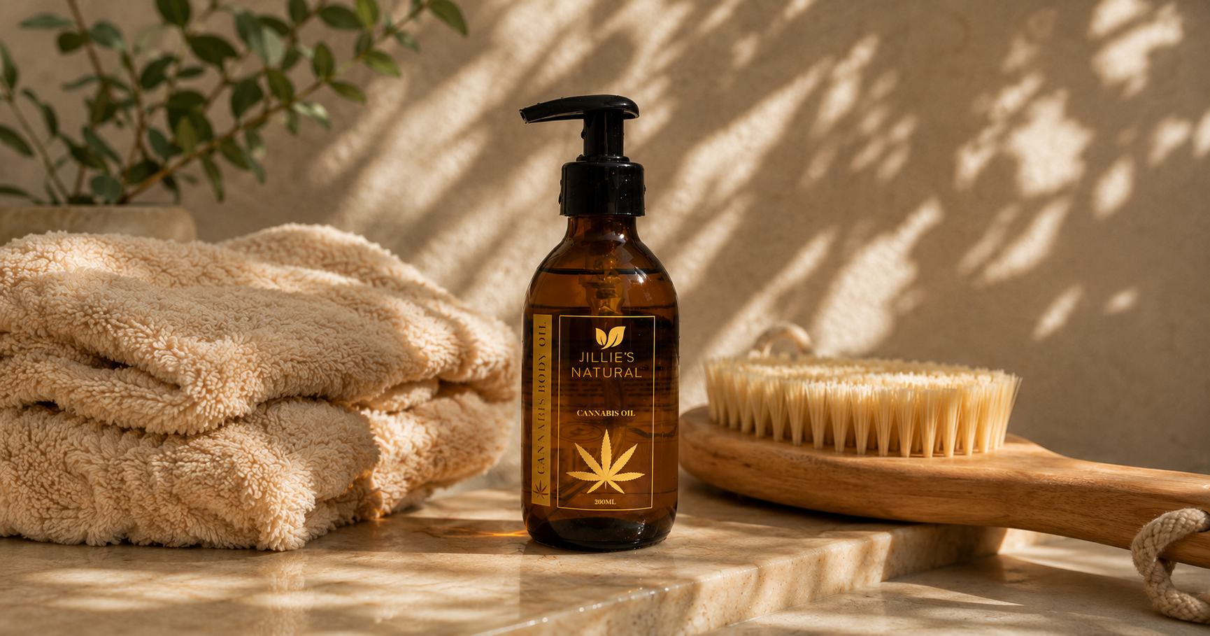 JILLIE'S NATURAL CANNABIS BODY OIL 2OO ML