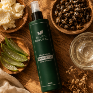 JILLIE'S NATURAL HYDRATING HAIRSPRAY | Soft, Moisturised & Easy-to-Detangle Hair